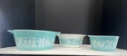 Vintage Pyrex Amish butterprint Cinderella Nesting Bowls Set Of 3