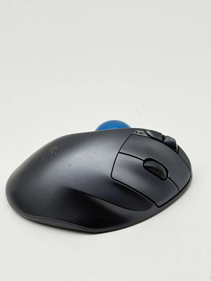 Mouse trackball wireless Logitech M570 - sfera blu - senza dongle - Immagine 3 di 4