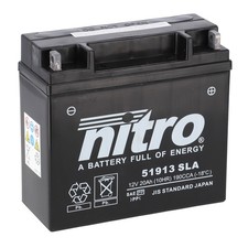 Nitro Batterie 12V 20AH 51913 Gel (für: BMW R 1100 R ABS 259R 98-01 )
