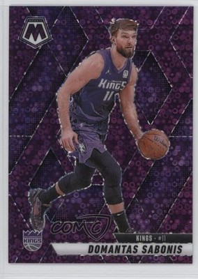2024-25 Panini Mosaic Fast Break Purple Prizm 31/50 Domantas Sabonis #17 16wc