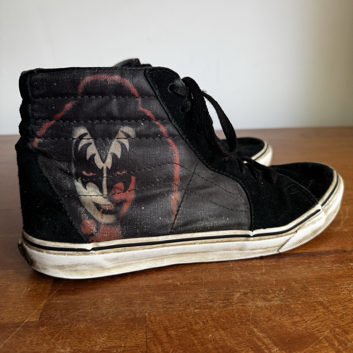 KISS Army Vans SK8 Hi Top Solo Album Faces Skateboard  display picture 3