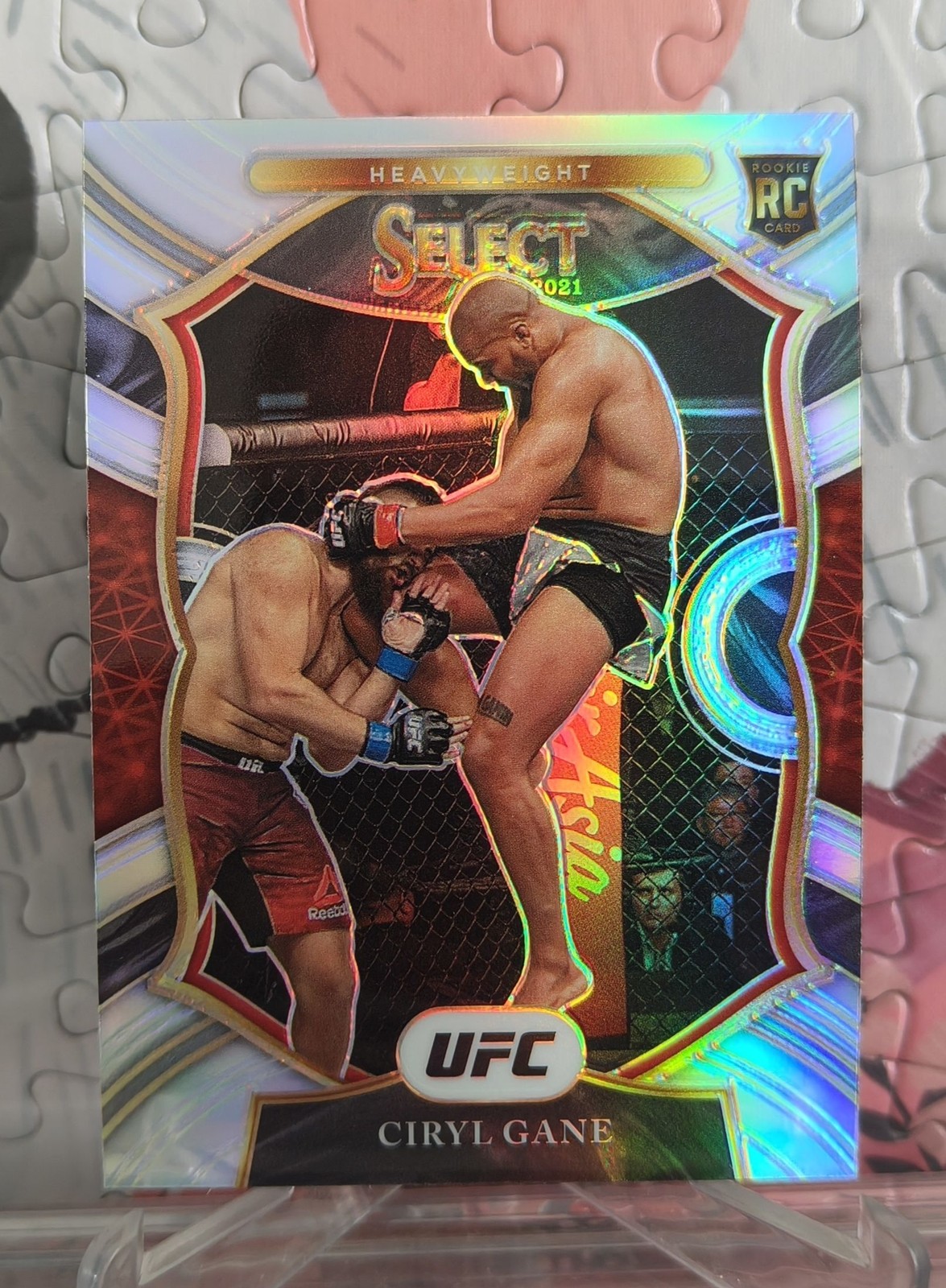 CIRYL GANE 2021 SELECT UFC CONCOURSE ROOKIE SILVER PRIZM RC