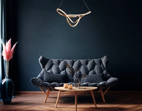 ET2 Perpetual 32" Wide Brushed Champagne LED Pendant Light - Picture 6 of 6