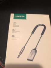 UGREEN Aux to Bluetooth 5.4 Adapter 3.5Mm Bluetooth Receiver for Car USB 2.0 to