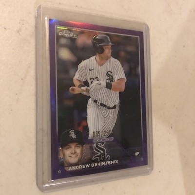 2023 Topps Chrome ANDREW BENINTENDI Purple Refractor #/250! Chicago White Sox