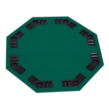 Faltbare Pokertischplatte, Tischaufsatz f&uuml;r Kartenspiele, Versammlungen,
