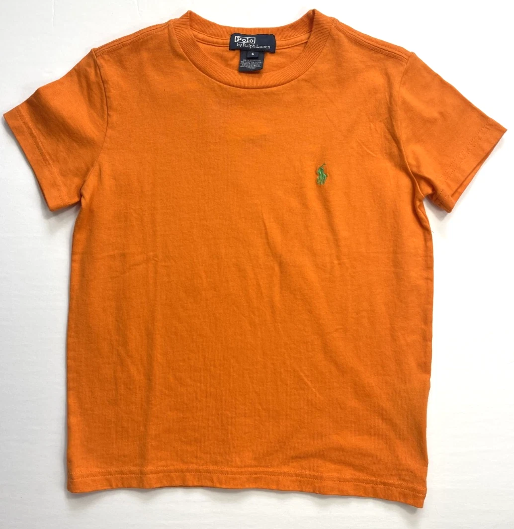 Polo Ralph Lauren Boys Orange 6 Size Tops, Shirts & T-Shirts for