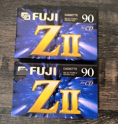 2x FUJI Z II 90 Cassette Tapes Leerkassette High End Masterchrome - NEU & OVP