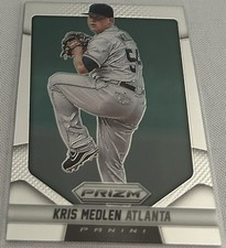 2014 Panini Prizm Baseball Kris Medlen Atlanta Braves base card #32