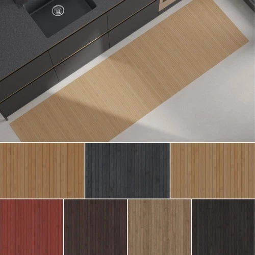 FLOW Kitchen Rug Bamboo Rug Without Border 17mm Stands