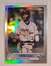 2022 Topps Pro Debut Chrome Refractor Cristian Santana 2/99