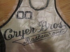 VINTAGE OLD 1958 BASKETBALL UNIFORM JERSEY CRYER BROTHERS DOUBLE ZERO 00