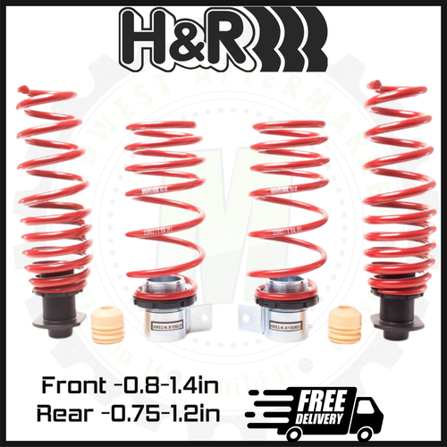 H&R Front and Rear VTF Adjustable Lowering Springs | Fits 2019-2021 BMW ...