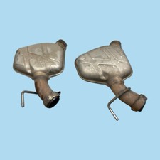 Exhaust Resonator Silencer Set OEM 03-08 Mercedes R230 SL55 AMG