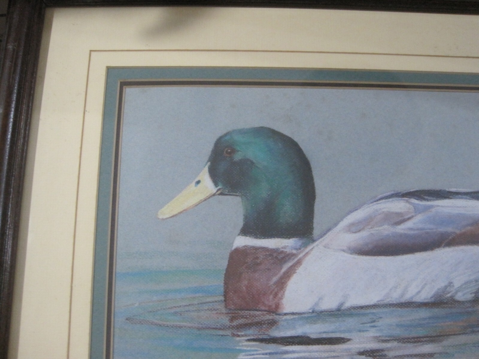 Judson Williams, 1985 Signed Framed LE 214/850 Duck Art Print 22" x 18