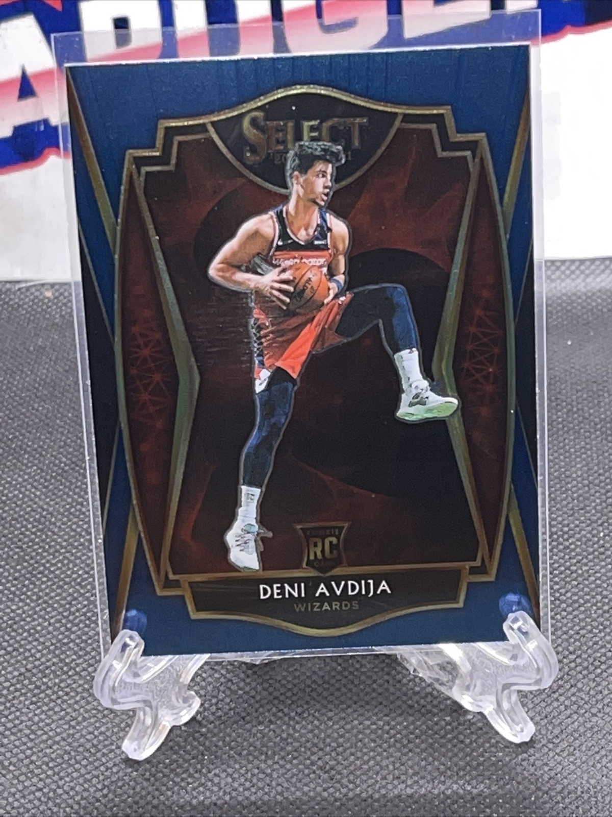 DENI AVDIJAÂ 2020-21 Panini Select RC Premier Level Blue PRIZM #180 WASH WIZARDS