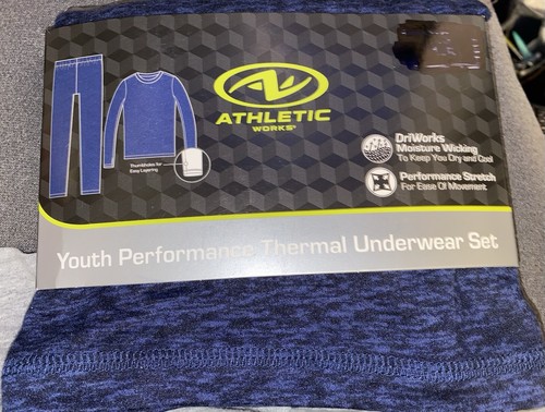 Boy’s Athletic Works Performance Thermal Set, Various Sizes & Colors - Picture 3 of 7