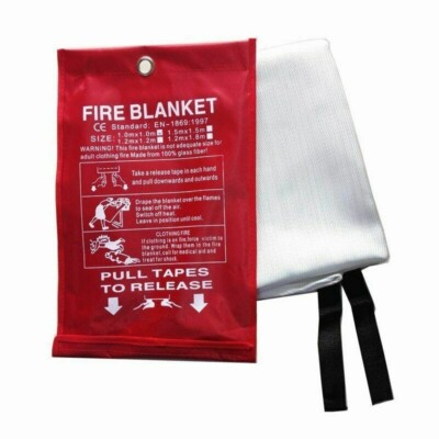 Fire Blanket Emergency Safety Heat Insulation Survival Blanket for Home Office