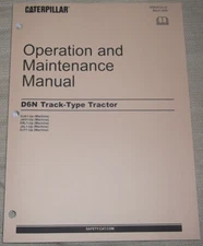 CAT CATERPILLAR D6N TRACTOR DOZER OPERATION & MAINTENANCE MANUAL DJA JAH ERL DJY