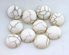 4 12mm Round Magnesite Buffalo Turquoise Cabochon Cab Gemstone Gem Stone MC4