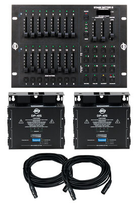 American DJ STAGE PAK 1 DMX Lighting Controller Pack w/Stage Setter+Dimmer Packs