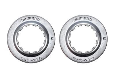 2er Set Shimano Lockring Verschlussring Centerlock Y-8K998010 Disc Bremsscheibe