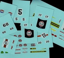 MATCHBOX G3 RACING CAR GIFT SET TRANSFERS/DECALS