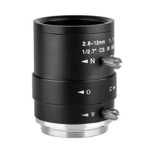 Lente Varifocal 2.8mm-12mm Montaje CS 3MP 1/2.7" F1.4 Enfoque Zoom Manual para CCTV - Imagen 2 de 7