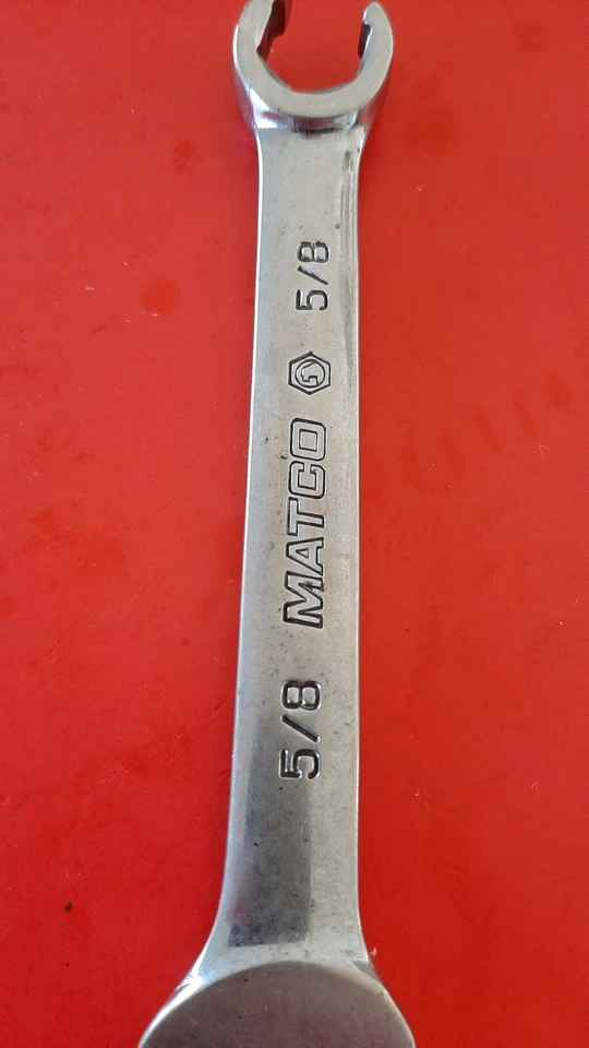 MATCO TOOLS USA RFC206 5/8“ Combination Flare Nut Line Tubing Open End Wrench - Image 4 of 4