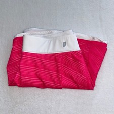 Prince Girls Workout Skirt Skort L 14 Pink White Activewear
