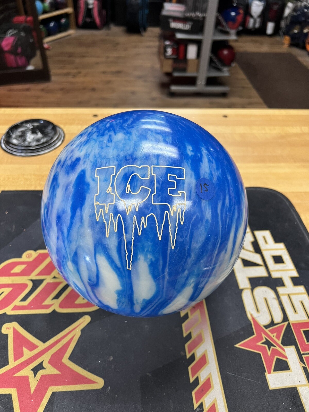 Used Storm Ice Bowling Ball 15lbs eBay