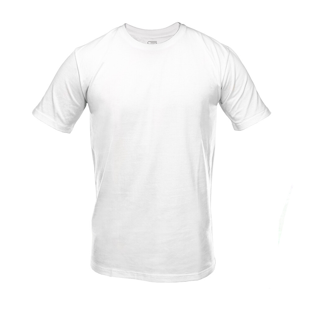 Golberg Men's 100% Tagless Cotton Crewneck Undershirt - White or Black (3 Pack)