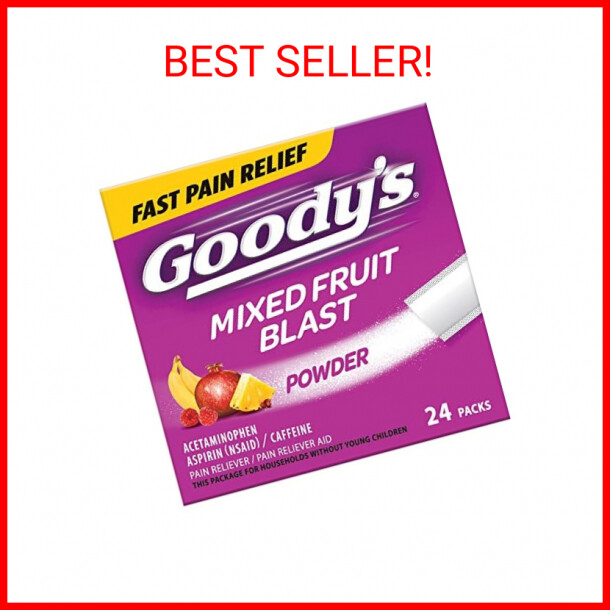 Goody's Extra Strength Headache Powder, Mixed Fruit Blast Flavor, 24