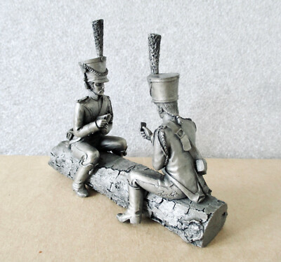 Figurine Étains Du Prince – Le Bivouac – Lanciers Jouant Aux Cartes – Occasion