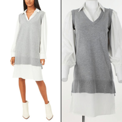 Riley & Rae Layered-Look Sweater Dress Size XXS