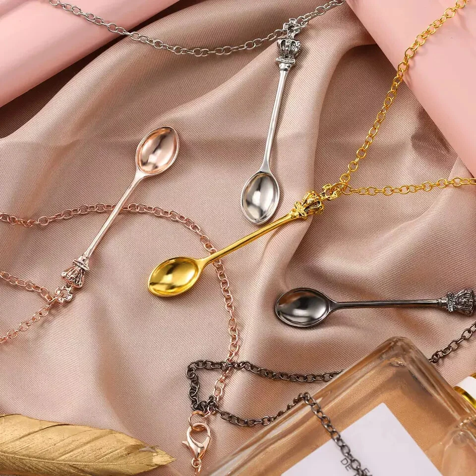 Rose gold spoon charm
