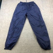 Vintage Nike Pants Womens Large Blue Green Windbreaker Track Warm Up Y2K