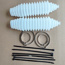 Universal Silicone Rack And Pinion Steering Boot Pinion Boot Gaiter Kit White