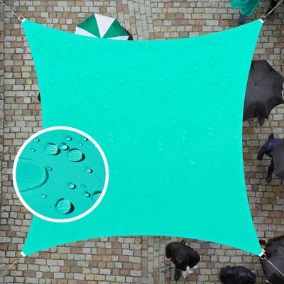 ColourTree Turquoise Rectangle Waterproof Sun Shade Sail Canopy Fabric Outdoor