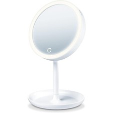Image of Beurer BS45 Illuminated Makeup Mirror with 8 LEDs & 5x Magnification MirrorWhite