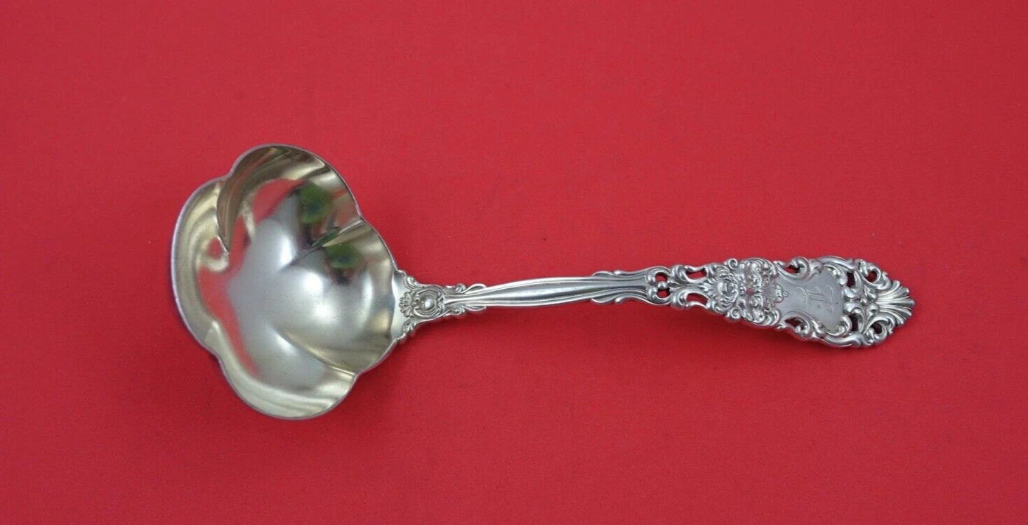 Renaissance by Dominick and Haff Sterling Gravy Ladle GW pierced handle 7 1/4"
