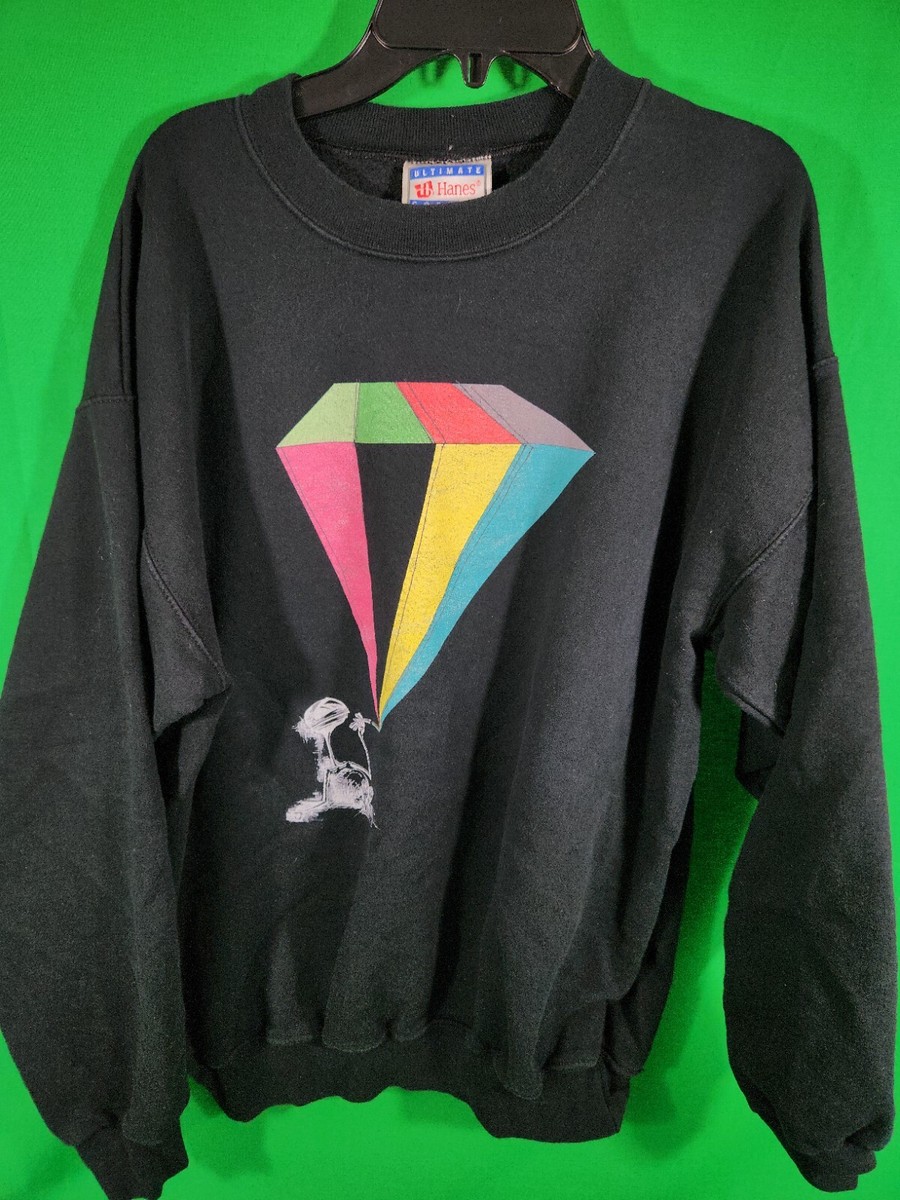 Vintage 90s Sweatshirt Hanes Ultimate Cotton Embroidered