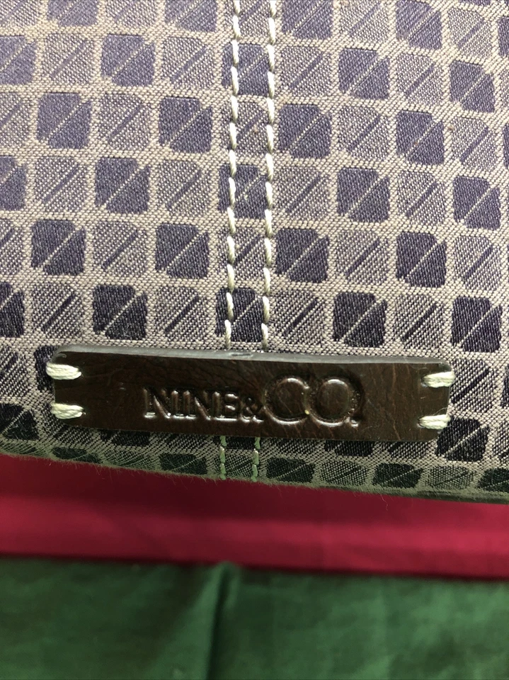 Nine & Co. - Bolso de Hombro Cartera - Patrón Negro Tostado - Usado Foto 2 de 4