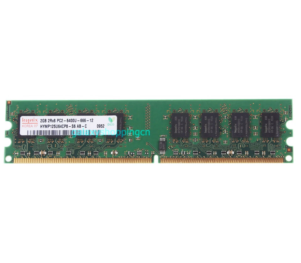 Hynix 10X 2GB PC2-6400 DDR2-800Mh​z Low Density Desktop RAM Memory Module PC6400 - Image 4 of 4