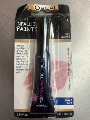 L'Oreal Paris Infallible Paints Lip Levres #308 Navy Spy *NEW*