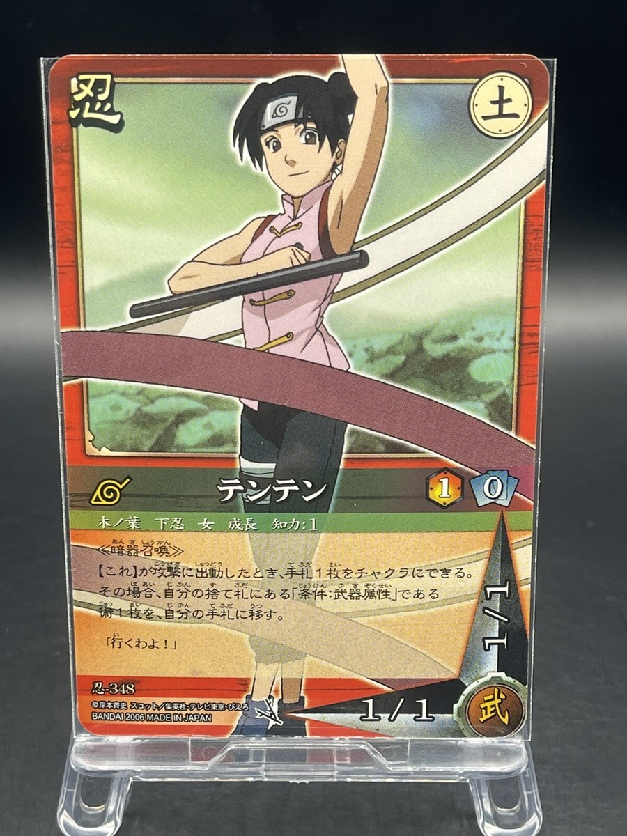 Naruto Trading Card Game Japanese TCG Tenten Shinobi-348 | eBay