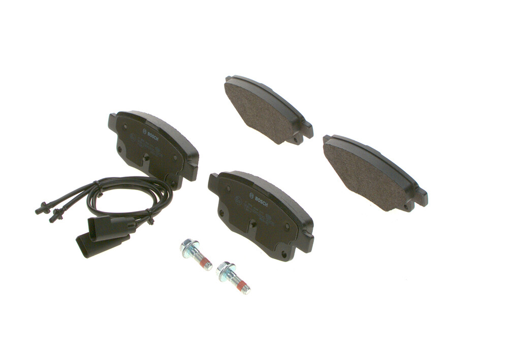 Plaquettes de frein Bosch BP1082 avec technologie anti-bruit pour un confort de route absolu
