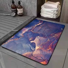 Super Absorbent Bath Mat Quick Dry Diatomaceous Non Slip Floor Rug Door Carpet