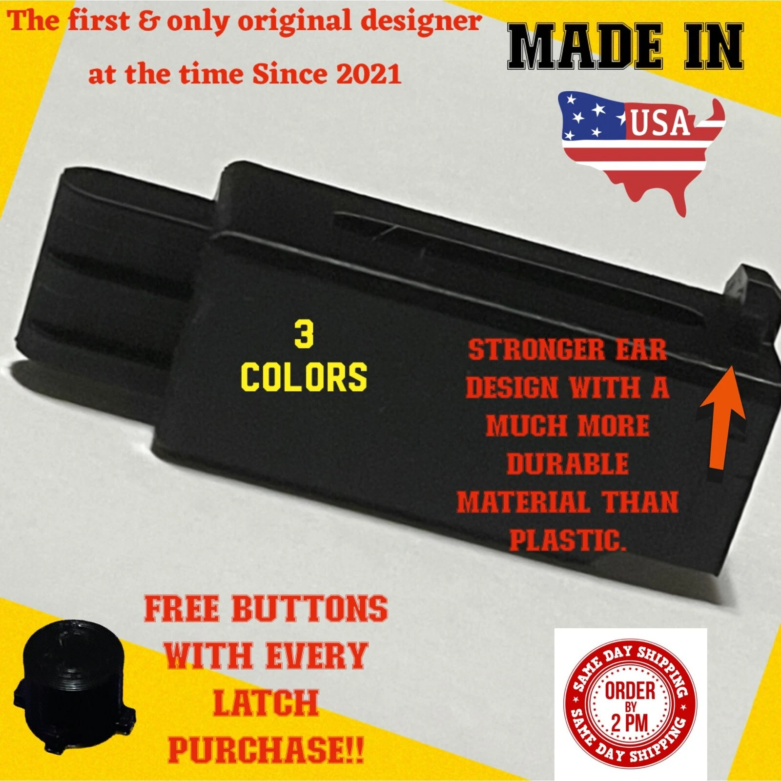 Regalo 1161/Carlson Safety Gate Replacement Latch. **(3 PACK SUPER BUYl)**