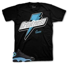 Shirt To Match Jordan 13 University Blue - Greatness Sneaker Tee